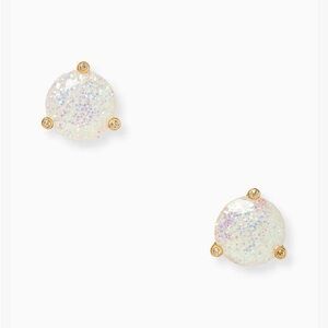 Kate Spade Rise And Shine Glitter Studs NWT with dustbag